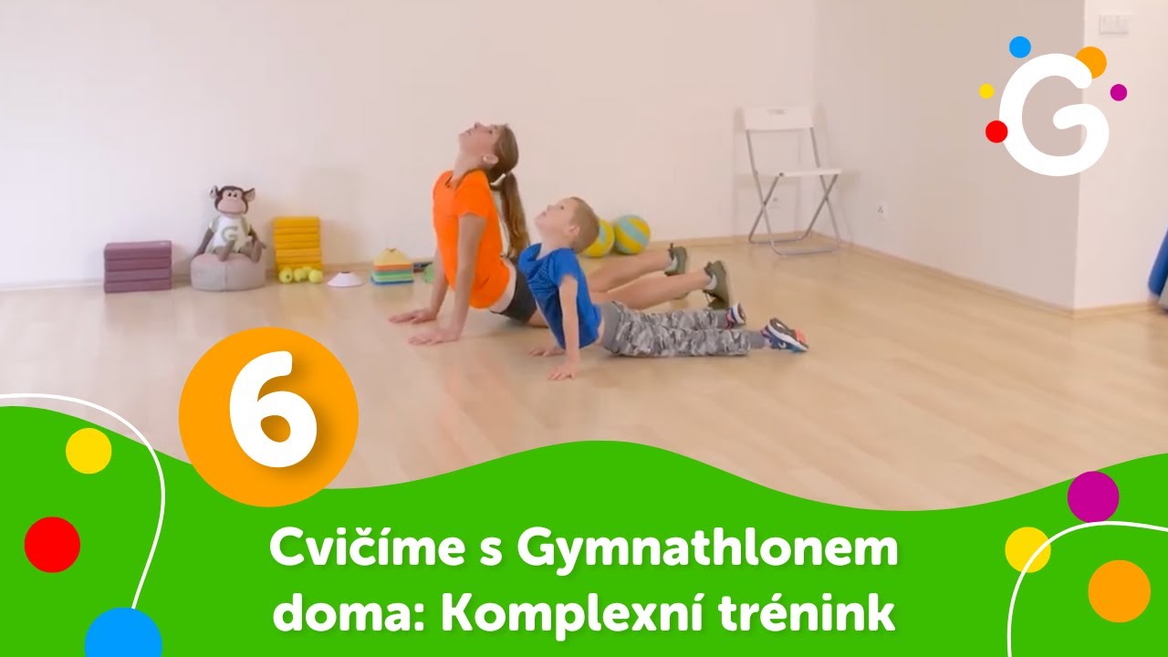 Cvičení s dětmi na doma 🤸🏻‍♀️ Komplexní trénink #6 💚