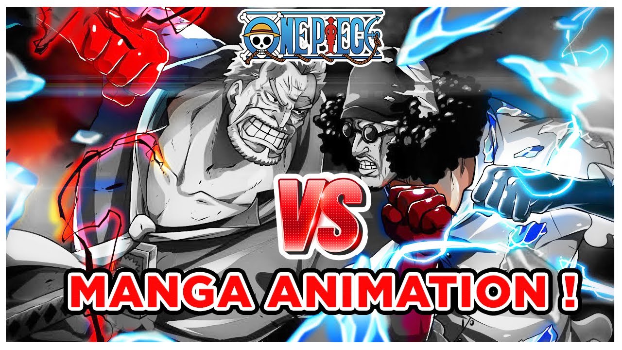 GARP VS AOKIJI MANGA ANIMATION 🔥  |  1081