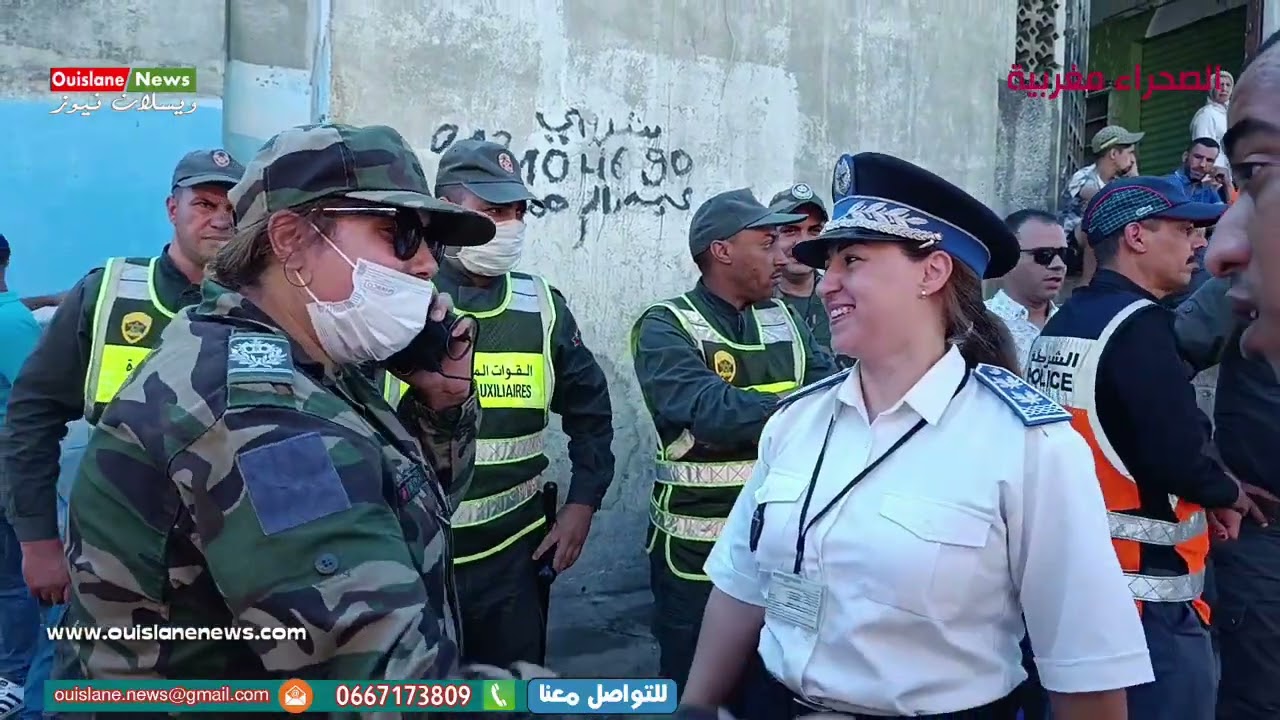 القايدة لبنى زعيمة تحرير الملك العمومي تحرر شوارع برج مولاي عمر من الباعة المستعمرين(ويسلان نيوز)