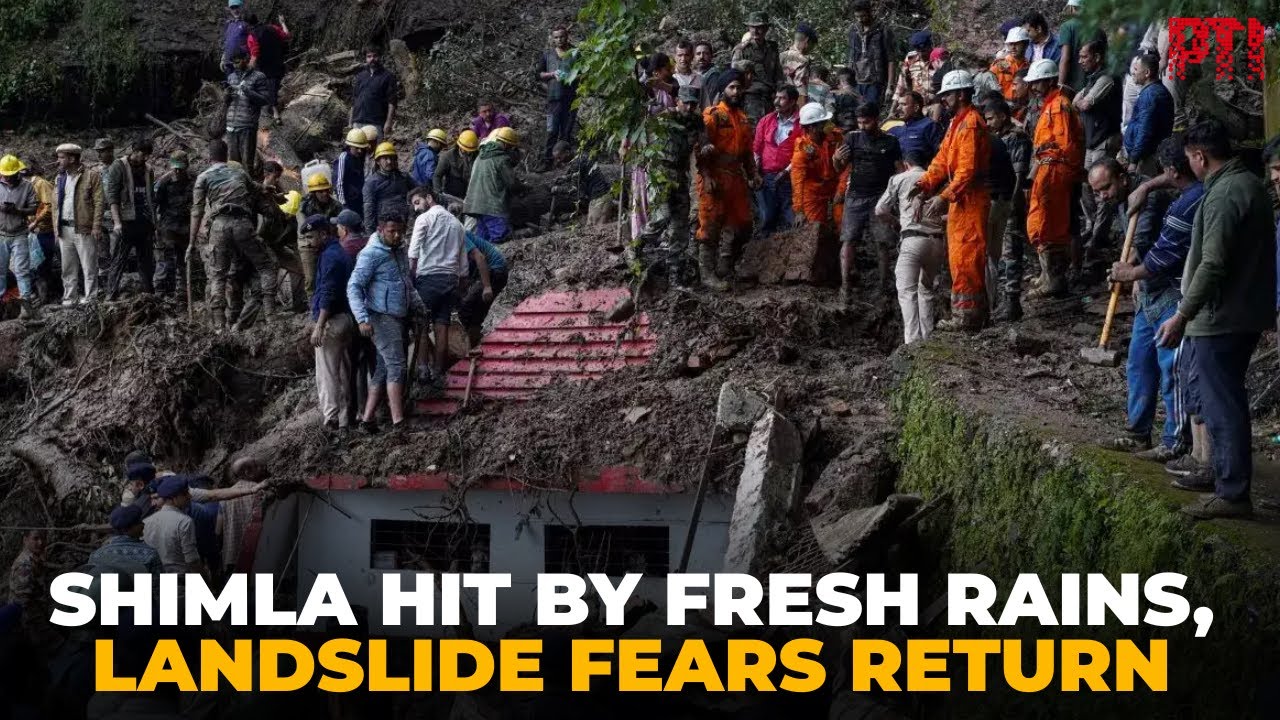 Heavy rains lash Shimla after brief relief, locals fear fresh landslides