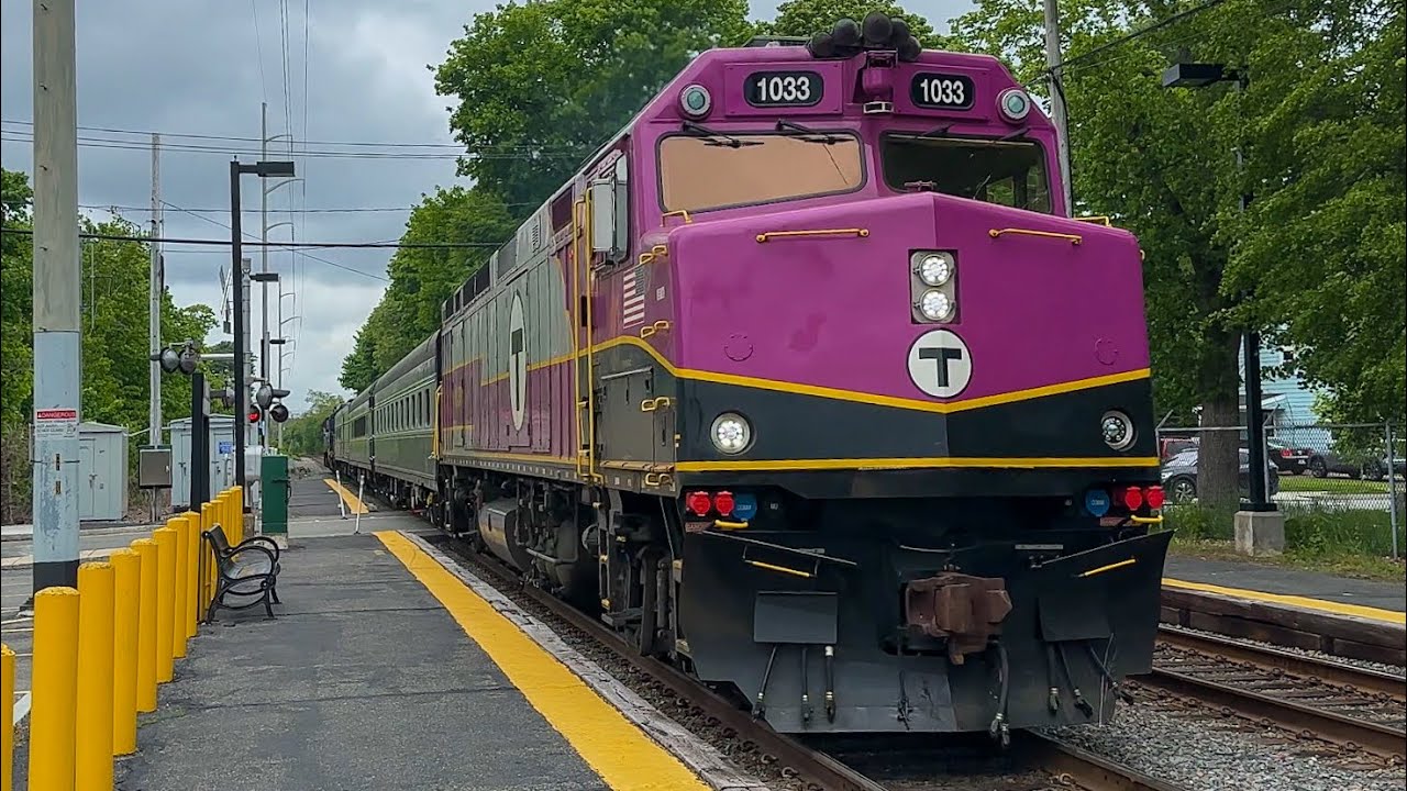 MBTA Commuter Rail Track Inspection Trains On and Around the System - May and June 2025