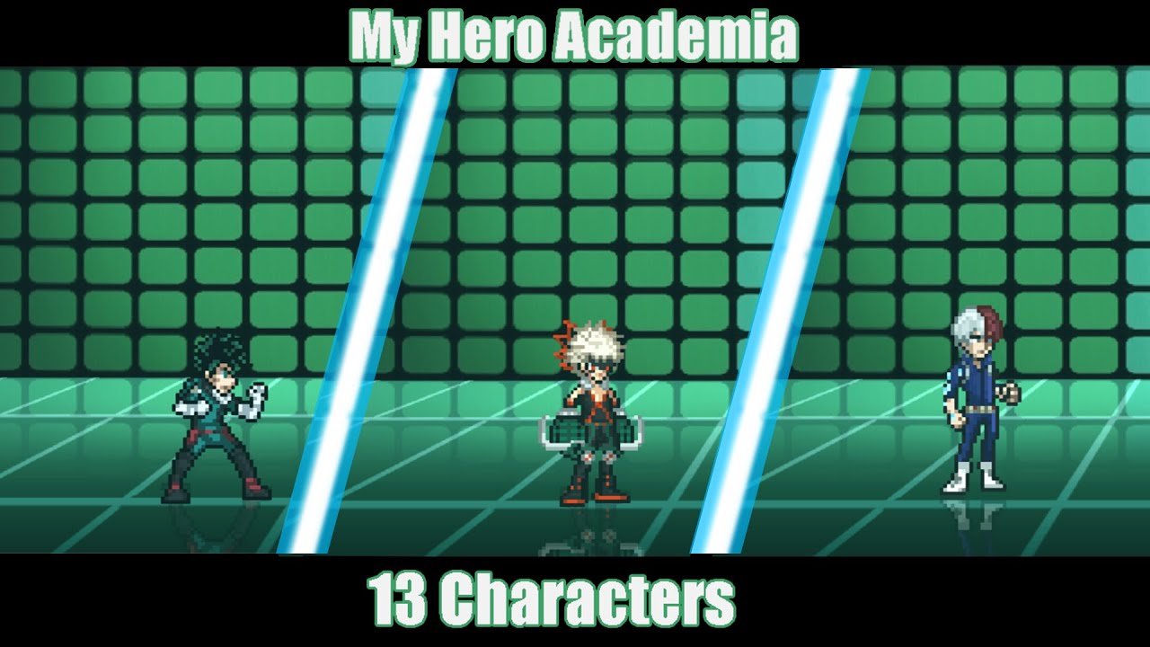 All MyHeroAcademia jus Chars in MUGEN (with Download link)