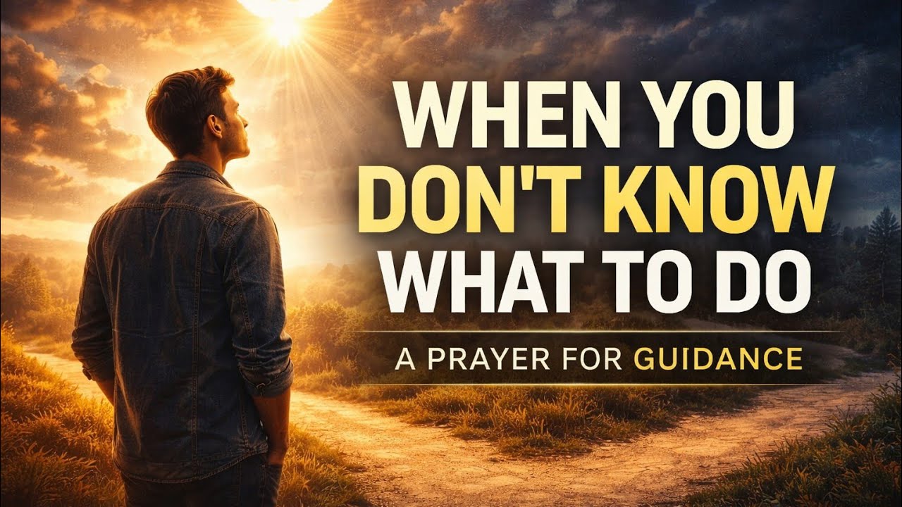 Prayer for Guidance When Confused | Hear God Clearly & Find Direction