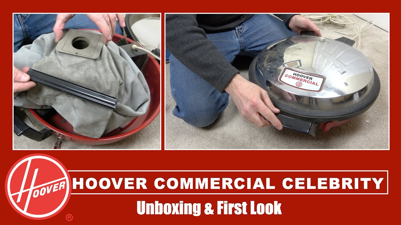 Vintage Hoover S7053 Commercial Celebrity Canister Vacuum Unboxing & First Look