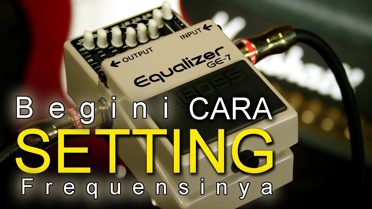 Tutorial Setting Effect BOSS GE7 Equalizer Pedal For Bass Guitar Fender Jazz Bass bass
