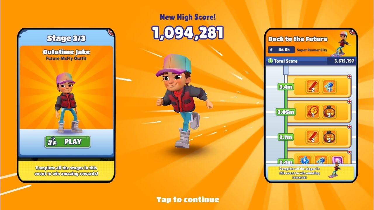 Back to the future bundle - Outatime Jake Future McFly Outfit Subway Surfers Haunted Hood 2023
