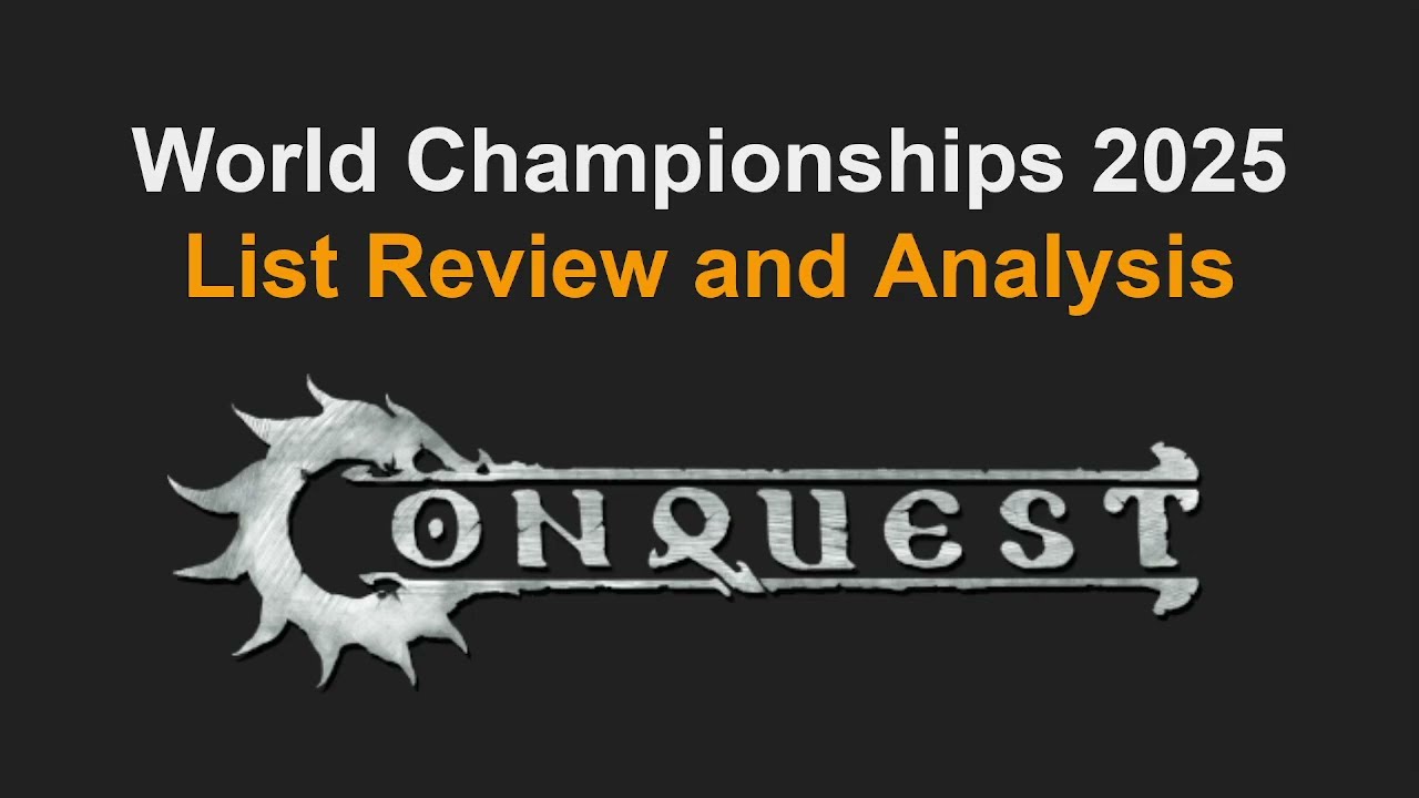 Conquest the Last Argument of Kings: Chios World Championship 2025 List Review & Analysis