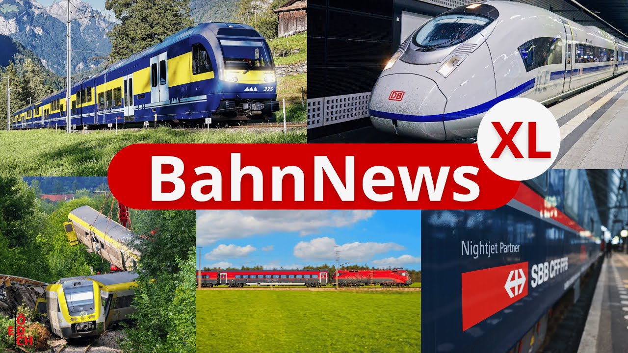 Zugunglück in Biberach, ICE 3 neo für Polen, Nachtzug Basel-Malmö und viel mehr | BahnNews Juli