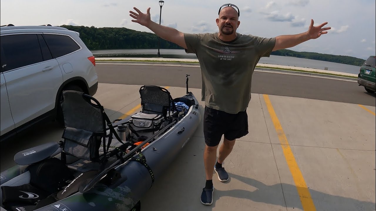 Aquaglide Blackfoot Angler 160 Maiden Voyage. #Aquaglide #Kayak