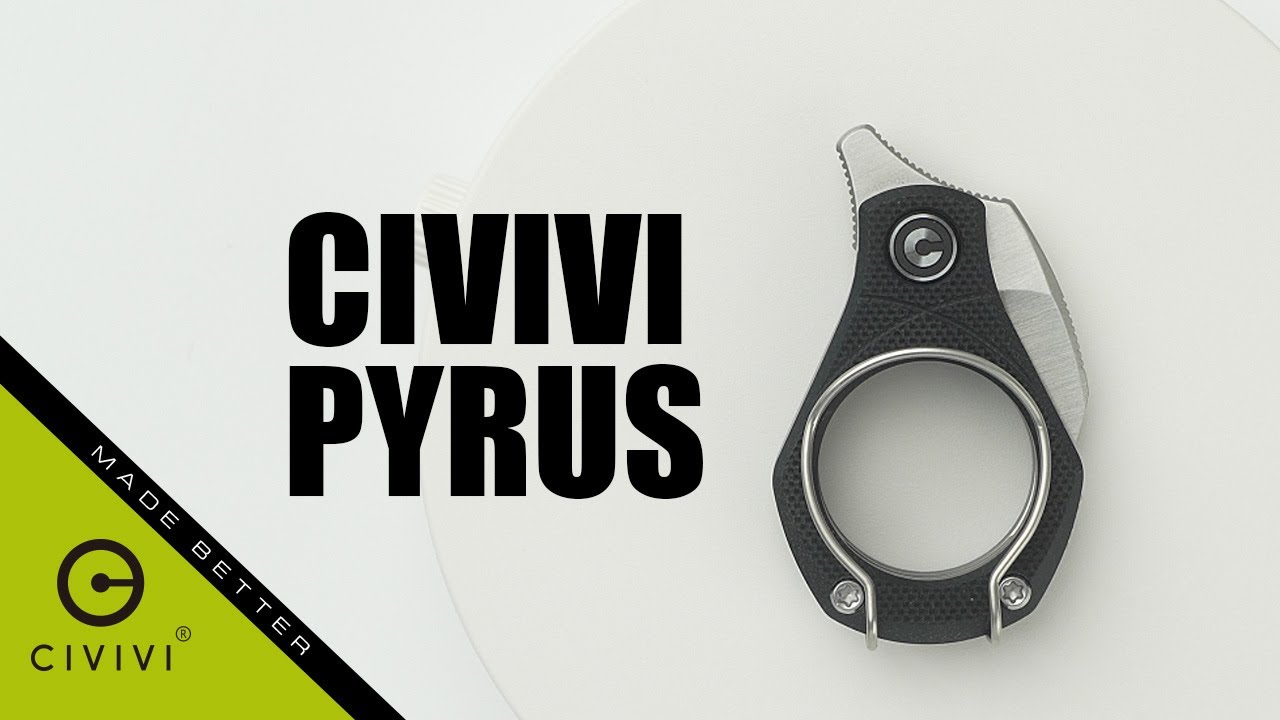 CIVIVI PYRUS,a double detent slip joint with safety lock.