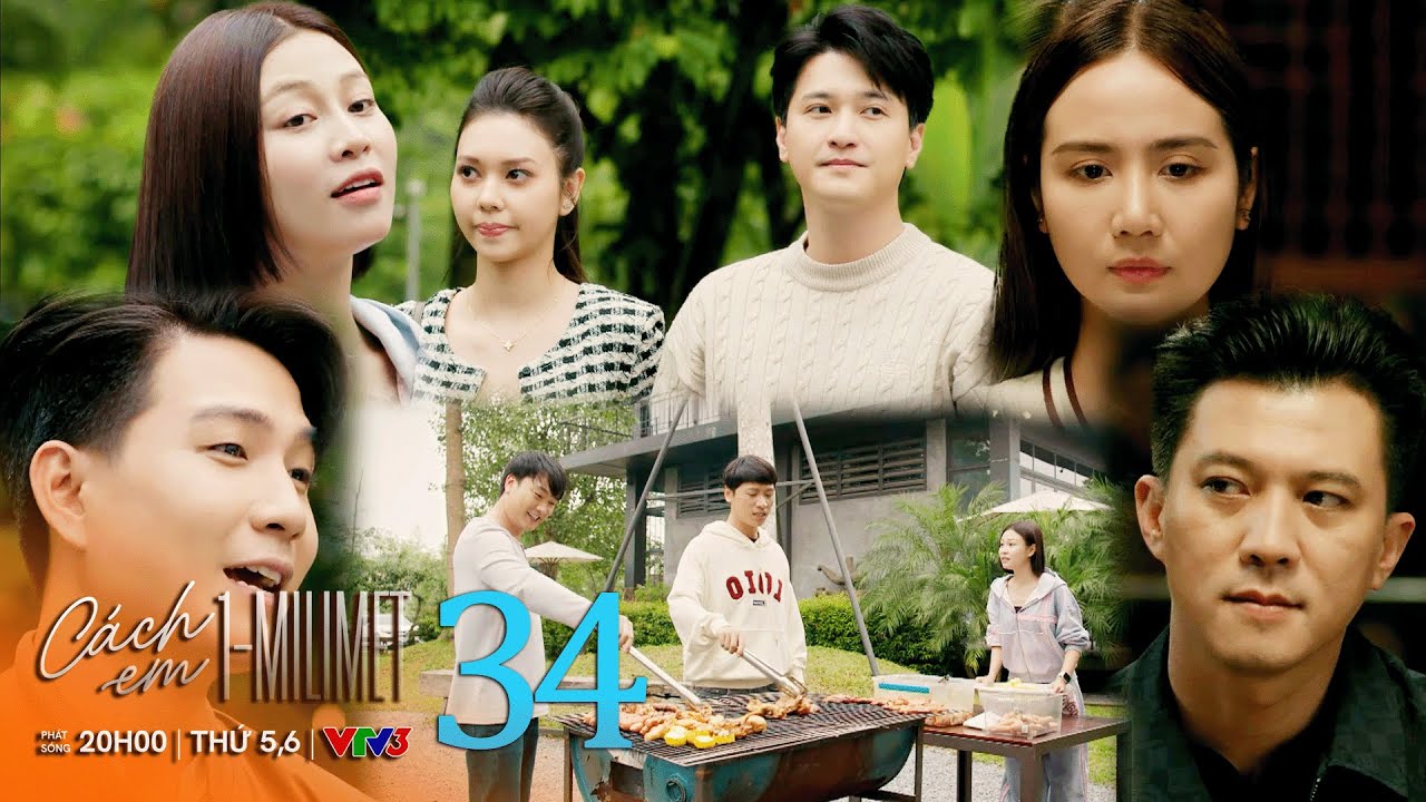 Cách em 1 milimet tập 34 | Cả nhóm đang nướng BBQ thì loạt khách “khó đỡ” lần lượt gõ cửa |VTV Films