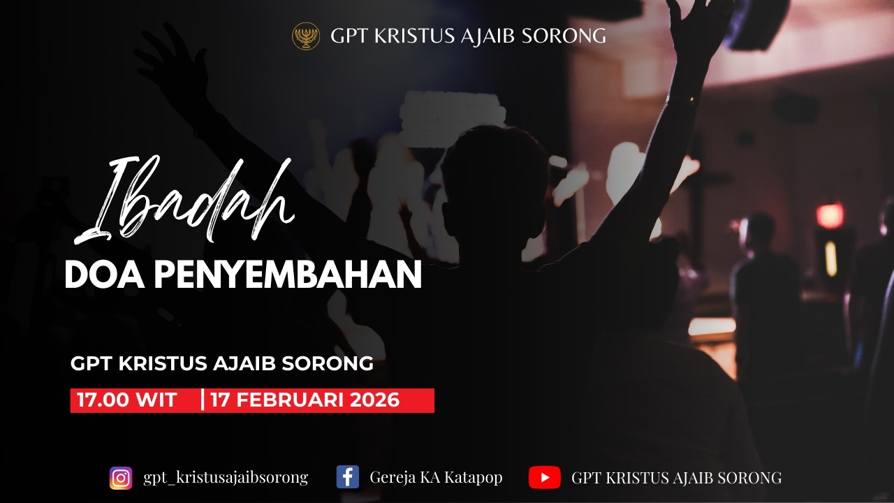 Ibadah Doa Penyembahan | Selasa, 17 Februari 2026 - Bpk. Yunus Blesia