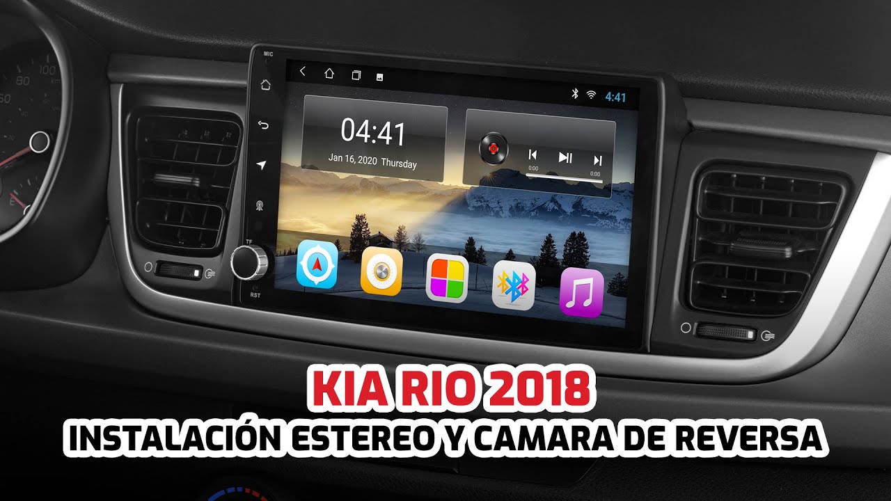 Instalación Estereo y Camara de Reversa Kia Rio 2018 // GADGETSTYLE