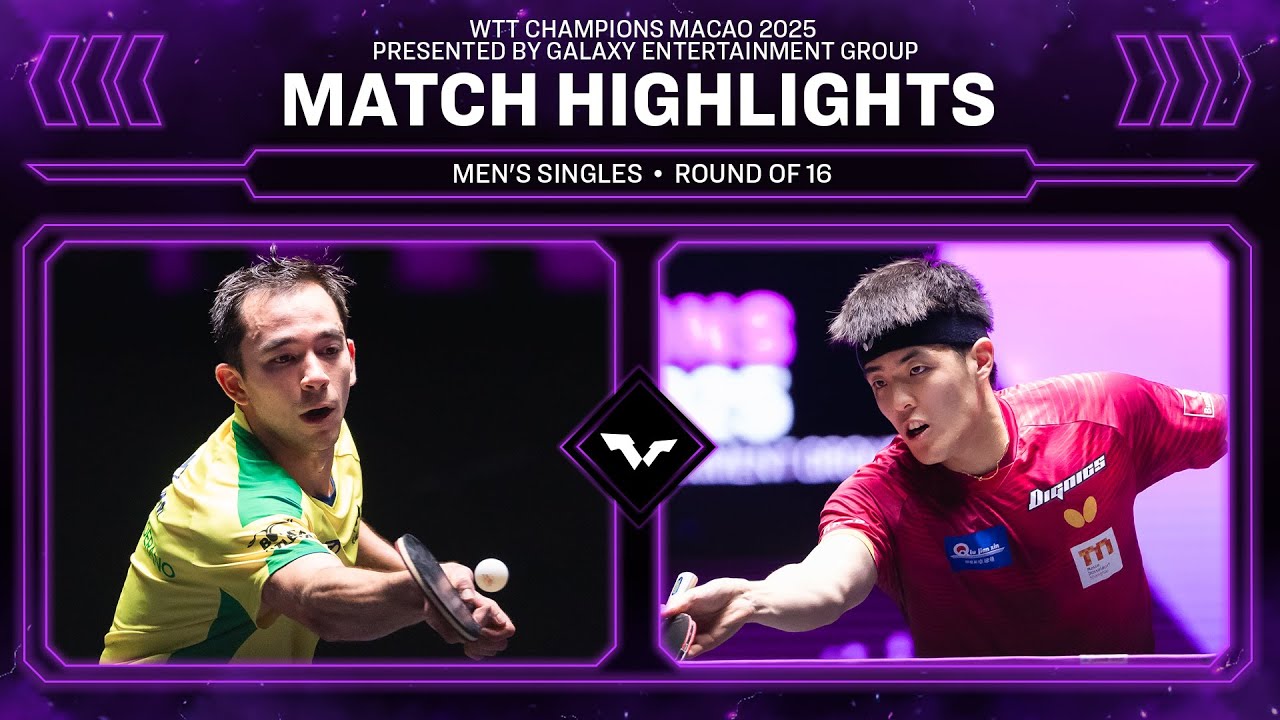 Hugo Calderano vs Dang Qiu | MS R16 | #WTTMacao 2025