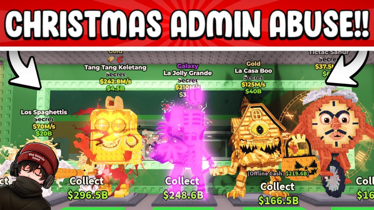 I STOLE MY BEST LOOT EVER DURING CHRISTMAS ADMIN ABUSE USING 