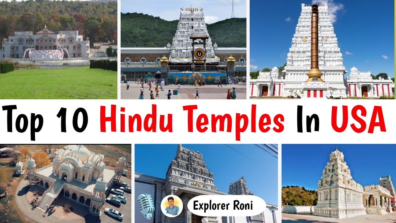 Top 10 Famous Hindu Temples In USA | Hindu Temple In America | Hinduism In USA