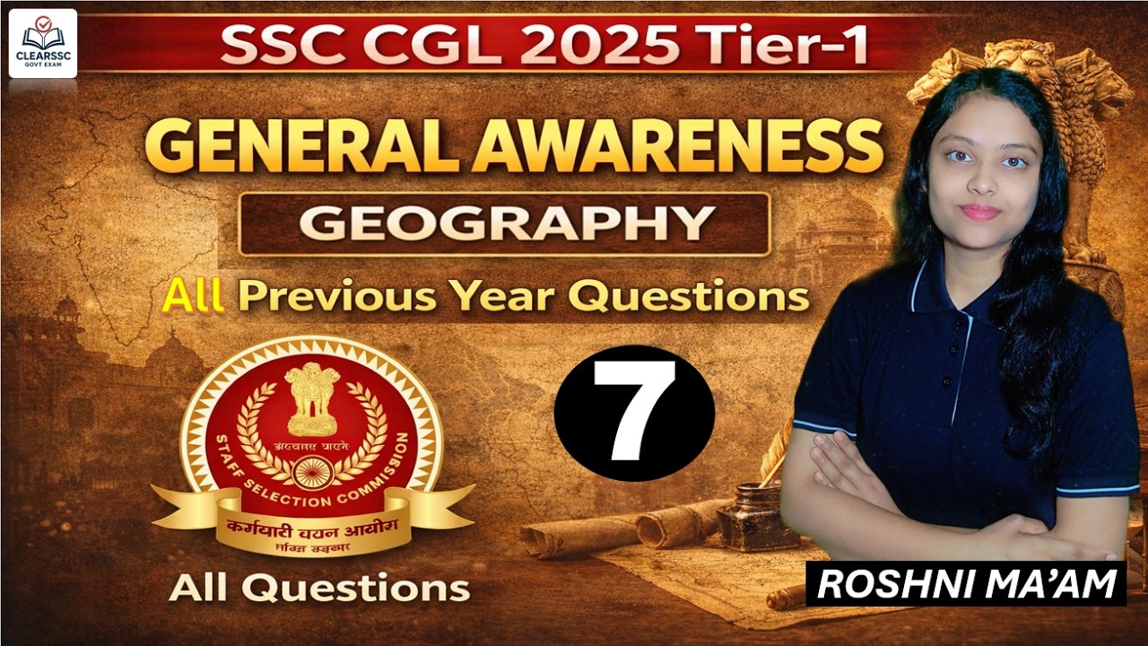 SSC CGL 2025 Tier-1 | General Awareness –  | Previous Year Questions | All Questions