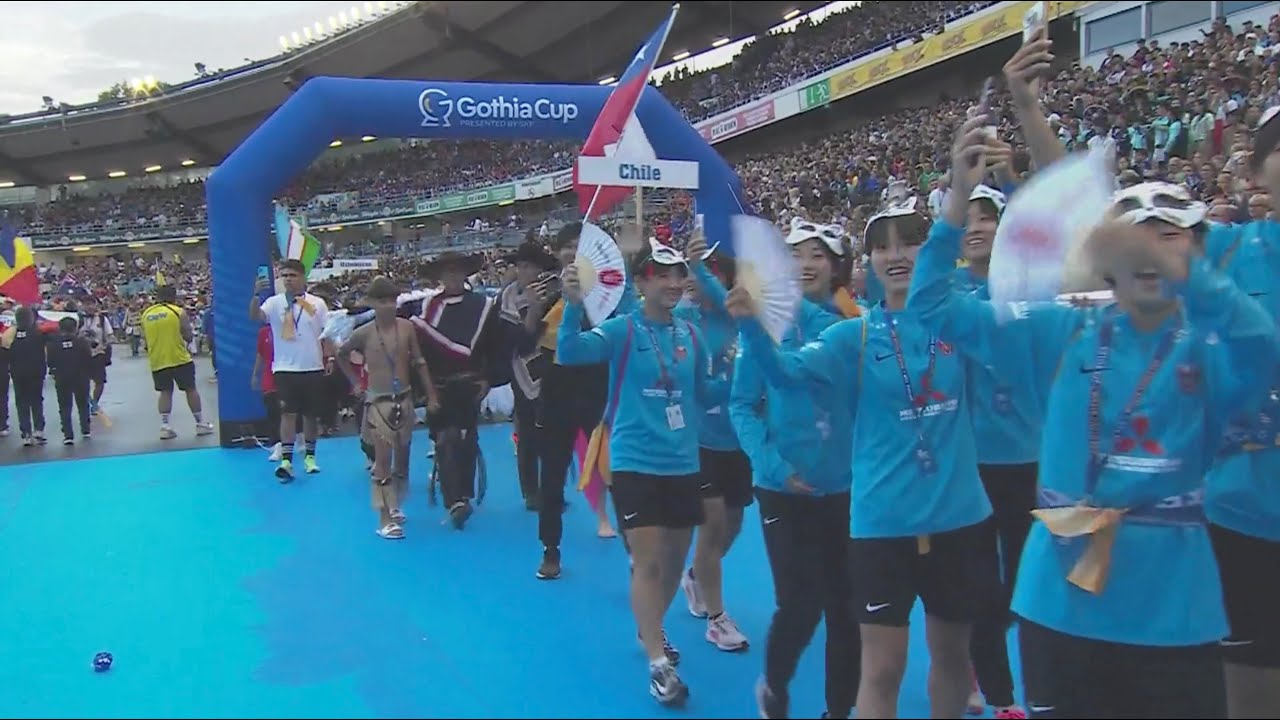 Ceremonia de Apertura  - Gothia Cup 2025, Gotemburgo, Suecia.