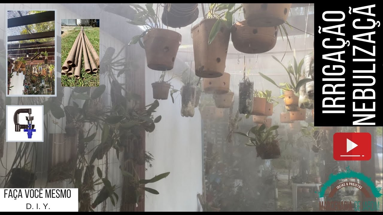 Irrigação para orquidários - Nebulização