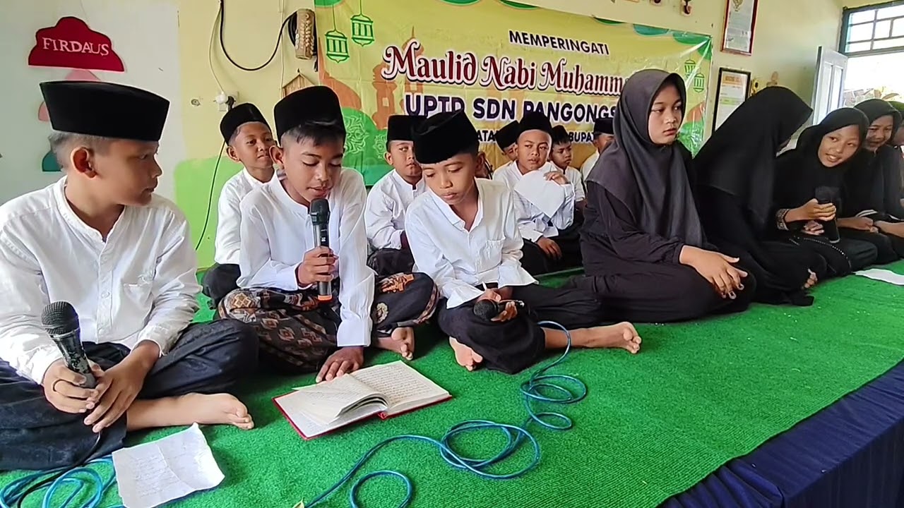 Pembacaan Fihubbi | Maulid Nabi Muhammad SAW di UPTD SDN Pangongseyan 2