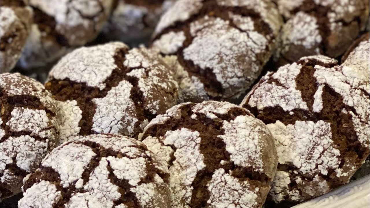 les craquelés au chocolat  et noix de coco 🥥 🍫 recette très facile et inratable