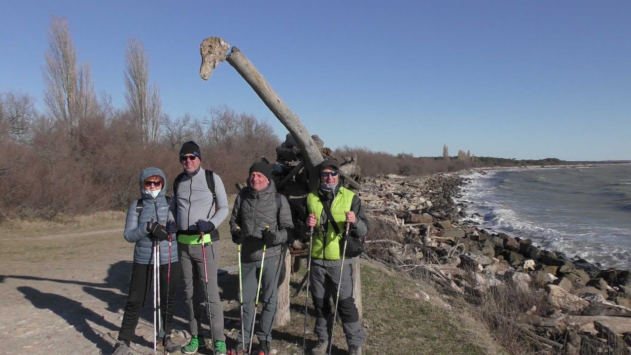 Nordicata da Lido delle Nazioni al Lido di Volano nella pineta e ritorno14 02 2021