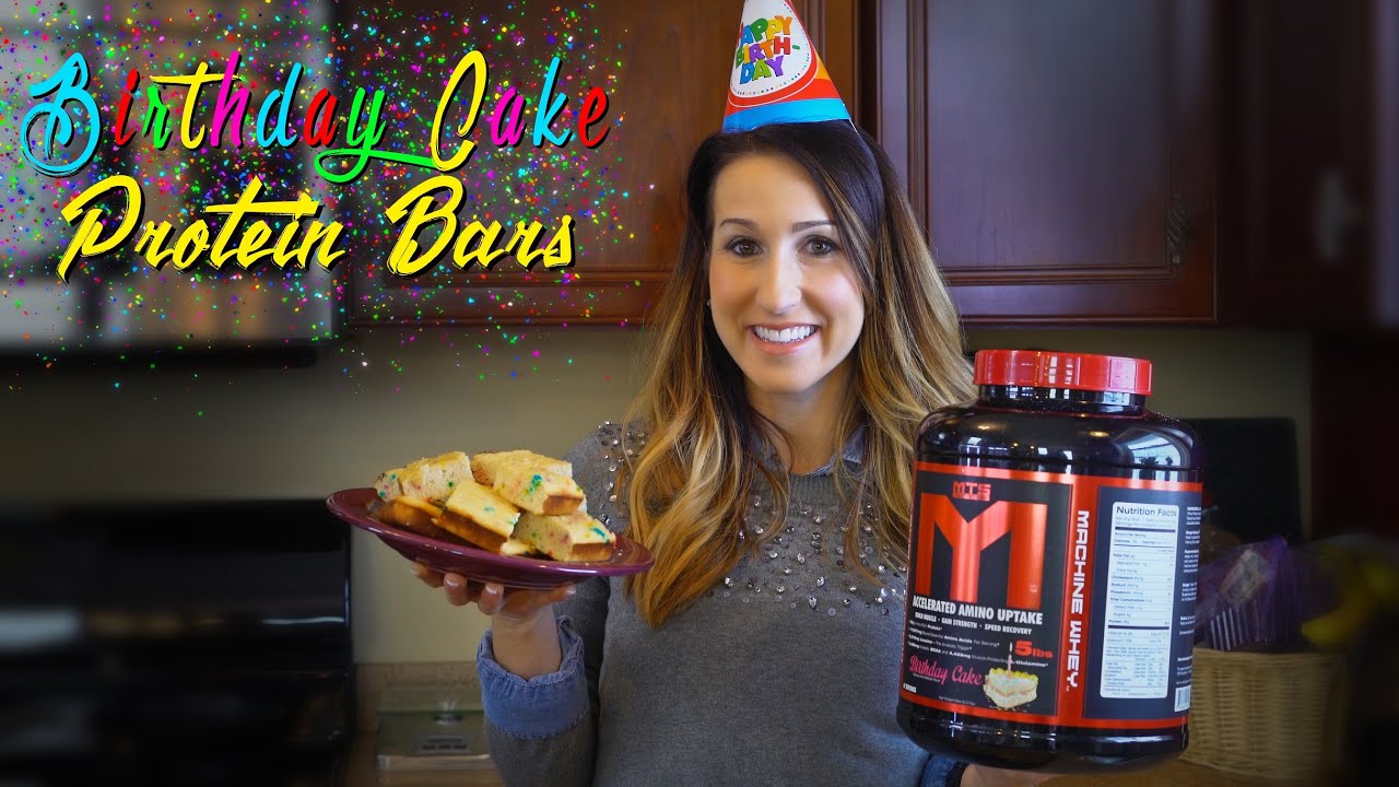 Birthday Cake Protein Bars | Cooking with Kara | Tiger Fitness