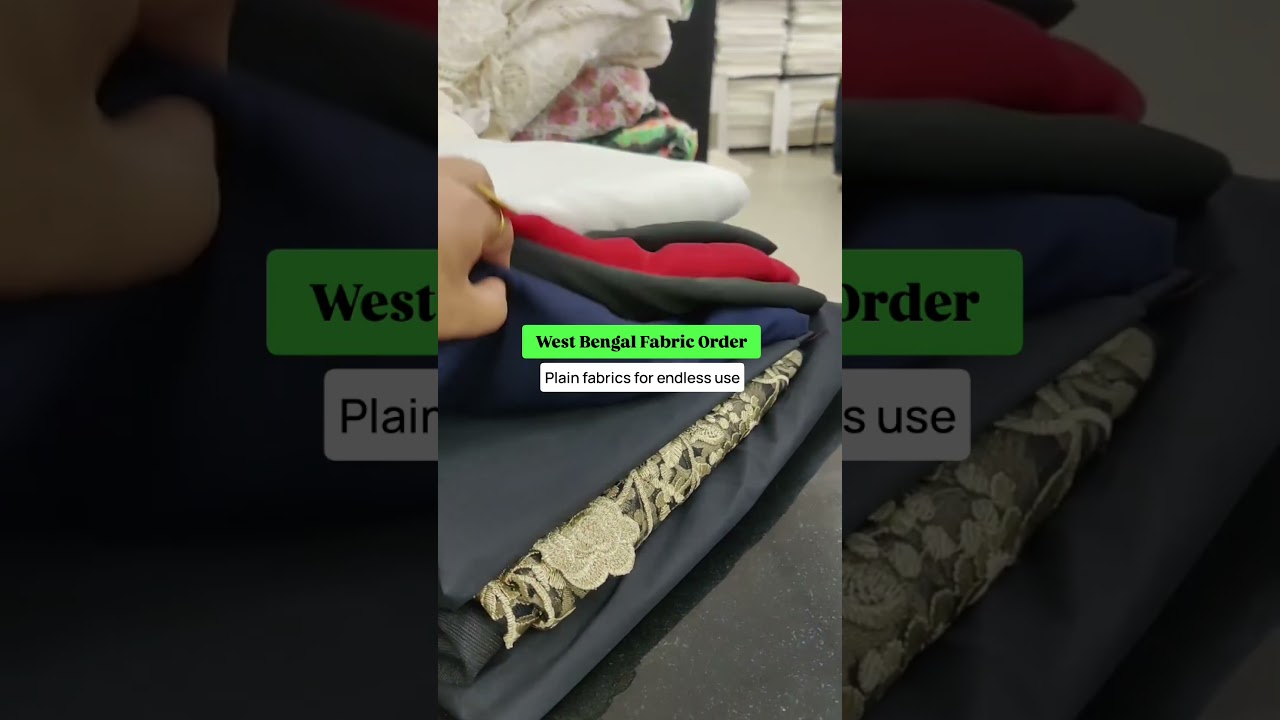 Plain & Net Embroidery Fabric Wholesale | Premium Quality | Customer Order West Bengal