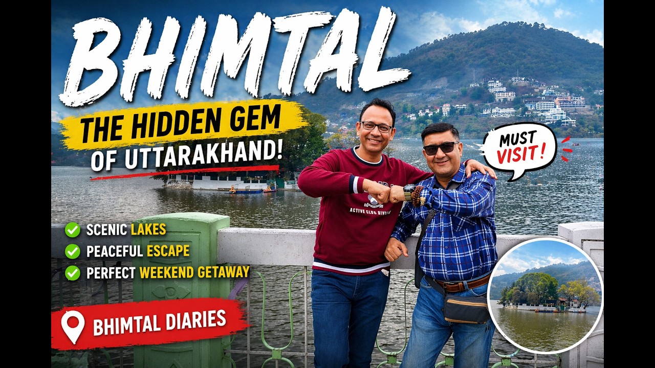 Bhimtal 😍 Uttarakhand Ka Hidden Gem | Peaceful Lake Town Near Nainital | Family Travel Vlog