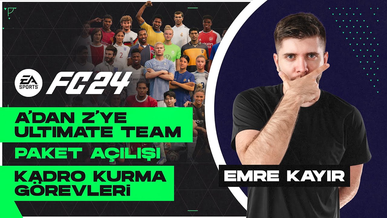 FUT Nasıl Oynanır? | Kimya | Paket Açılışı | Kadro Kurma Görevleri | EA FC 24 (FIFA 24) Emre Kayır
