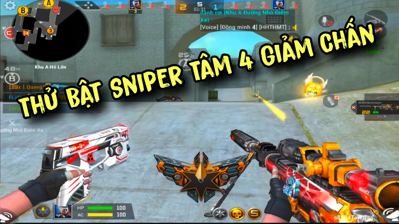 CF Legends : M200 CheyTac Và MK23 Cơ Khí | Thử Chơi Sniper Tâm 4 Giảm Chấn