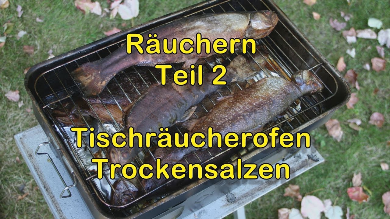 Räuchern mit dem Tischräucherofen   Trockensalzen