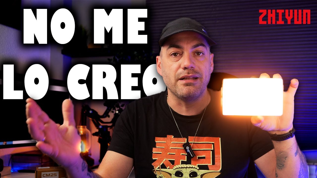 La MEJOR luz para VIDEO 👌 Zhiyun Cinepeer CM25