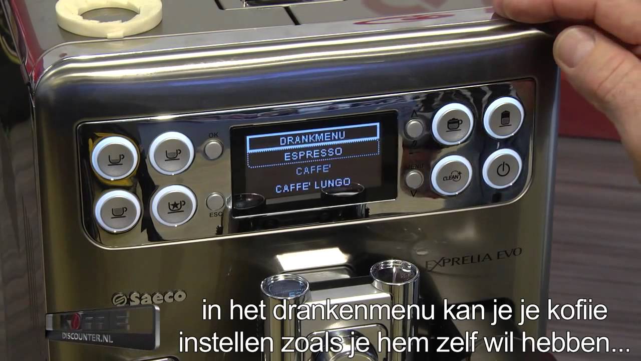 Philips Exprelia EVO productvideo, uitleg Koffiediscounter.nl