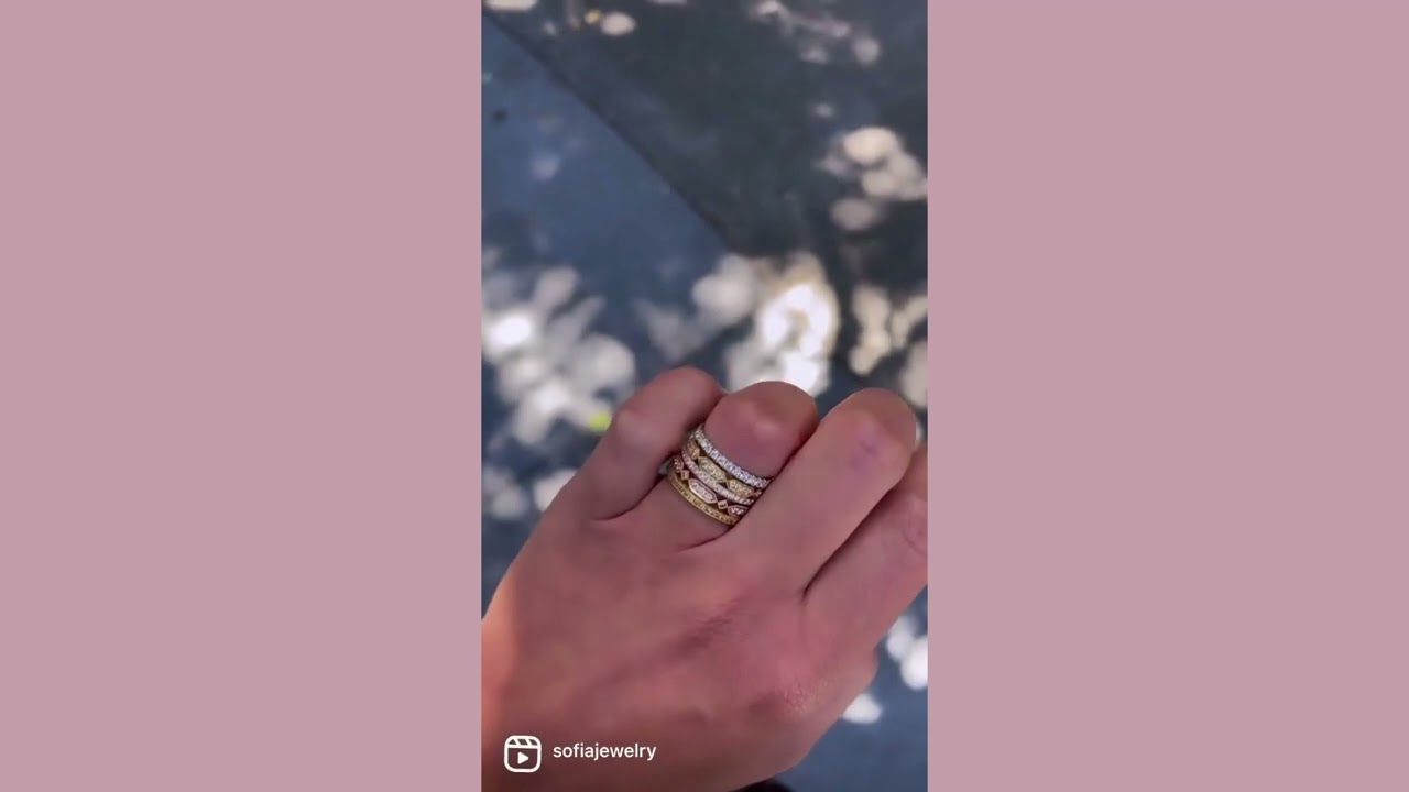 Buy Diamond Bands Rings Online | Sofia Jewelry