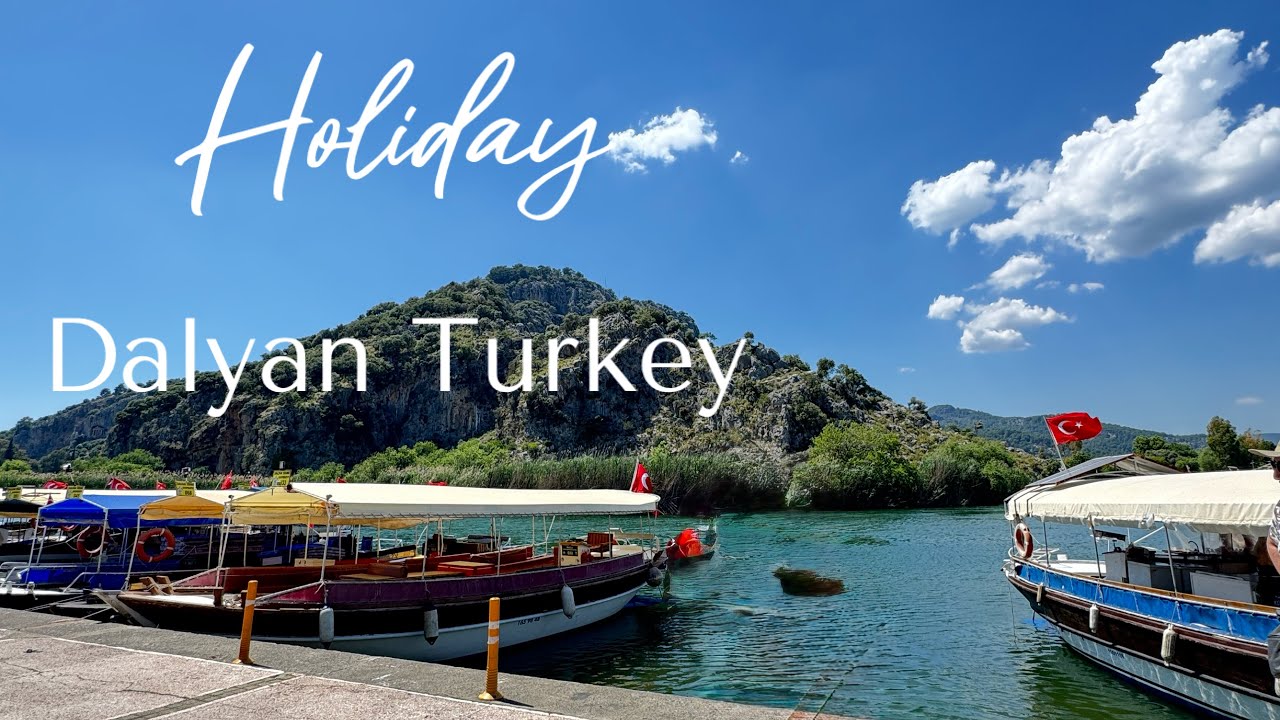 Turkey Dalyan walking tour 2025, Hidden Gem, The Tombs of Kanous, Cami Mosque & River Boat Crossing