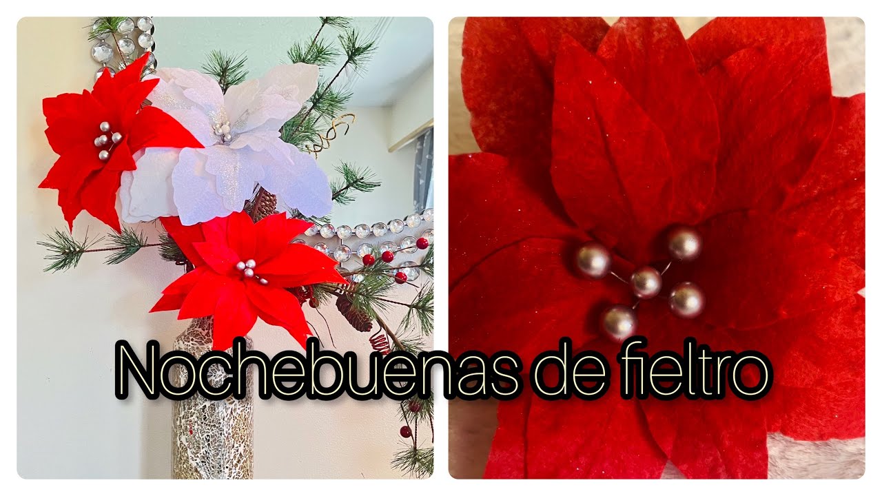 Nochebuena de fieltro/ paso a paso/Christmas 2022/2023