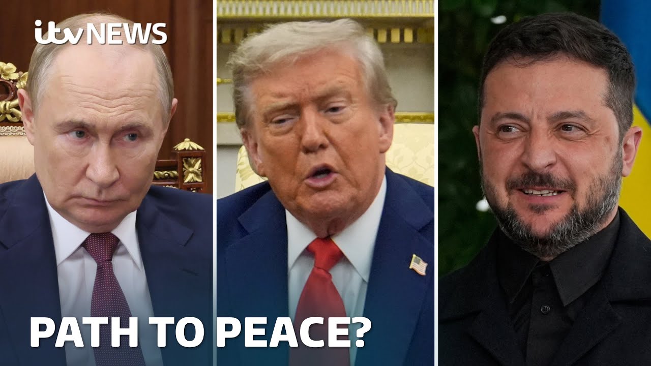 Trump 'paused to call Putin' during White House talks with Zelenskyy and European leaders | ITV News