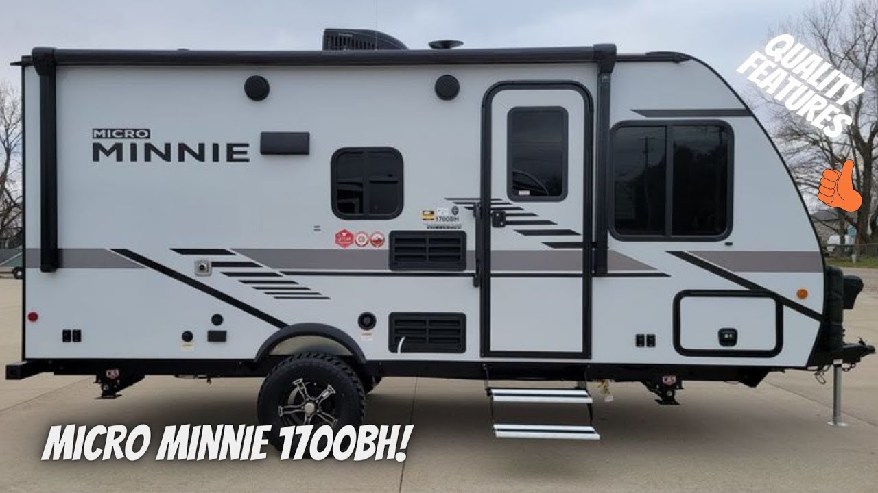 2021 Winnebago Micro Minnie 1700BH! Best Quality Lightweight Family Trailer