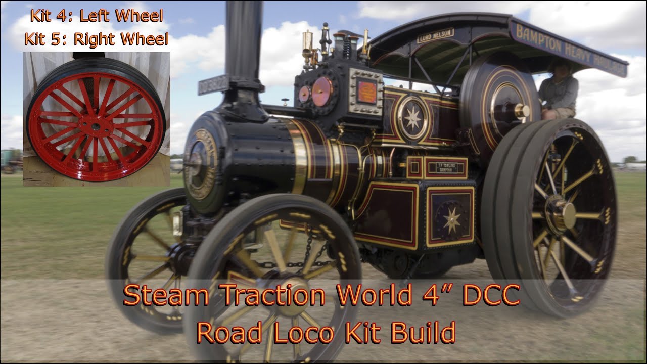 Kit 4 & 5 Left & Right rear wheels: Steam Traction World 4