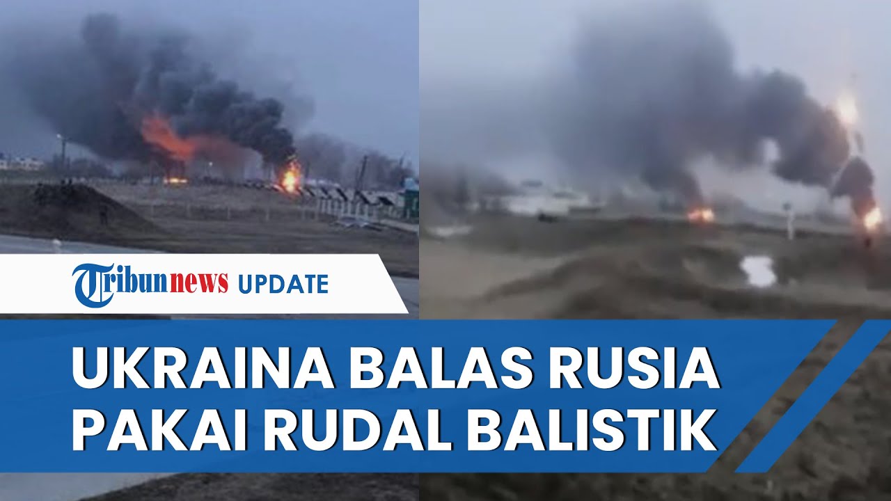 Rudal Balistik Ukraina Ledakkan Pangkalan Angkatan Udara di Millerovo Rusia, Kobaran Api Terlihat