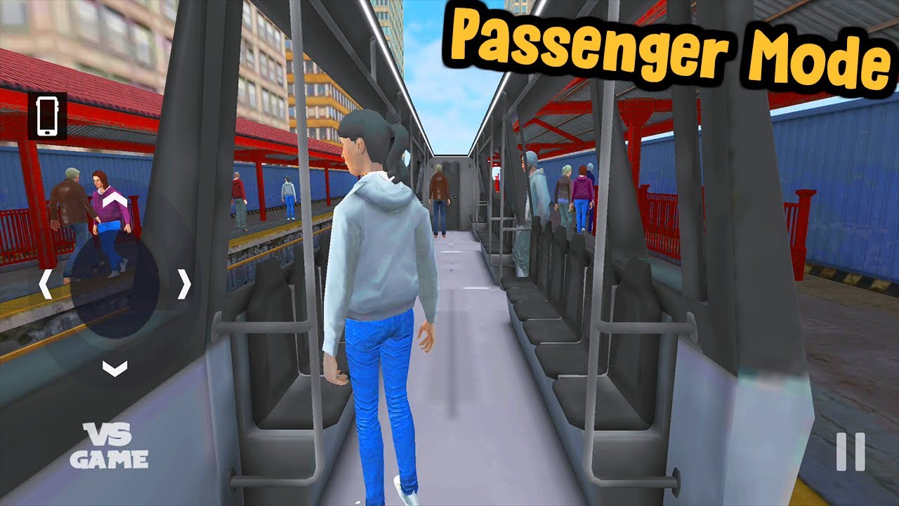 Passenger Mode on Cyber Train | Subway Simulator 3D Android Gameplay