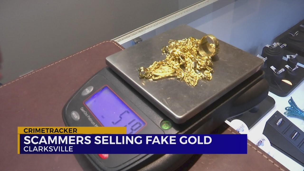 Scammers selling fake gold Scammers selling fake gold