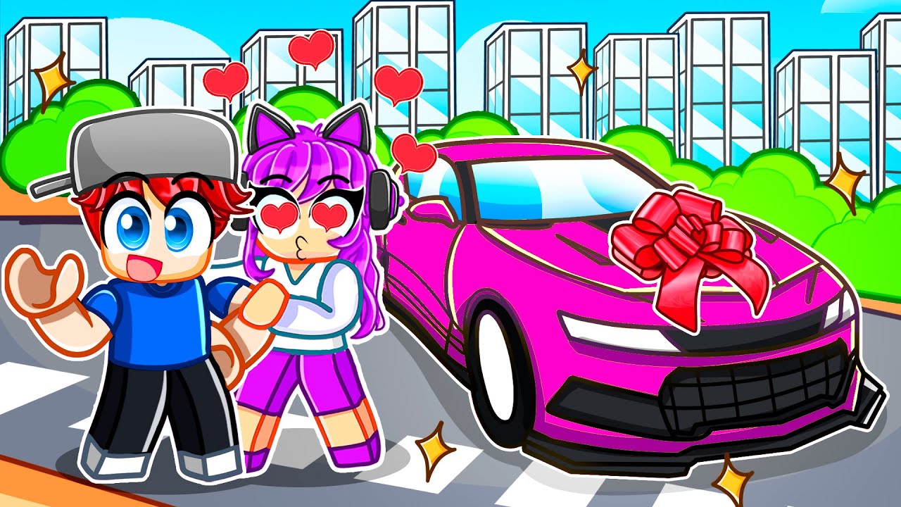 Surprising My CRUSH With Her DREAM CAR in Roblox Driving Empire!