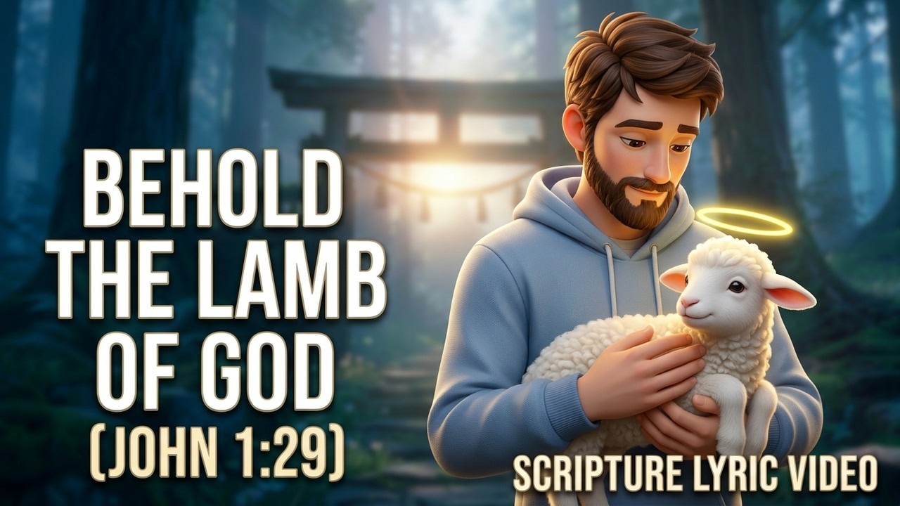 Behold the Lamb of God (John 1:29) | Christian Lofi Hip Hop + Scripture Lyric Video