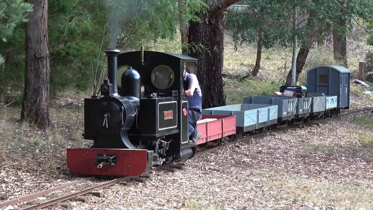 Load Testing a One Foot Gauge Steam Locomotive