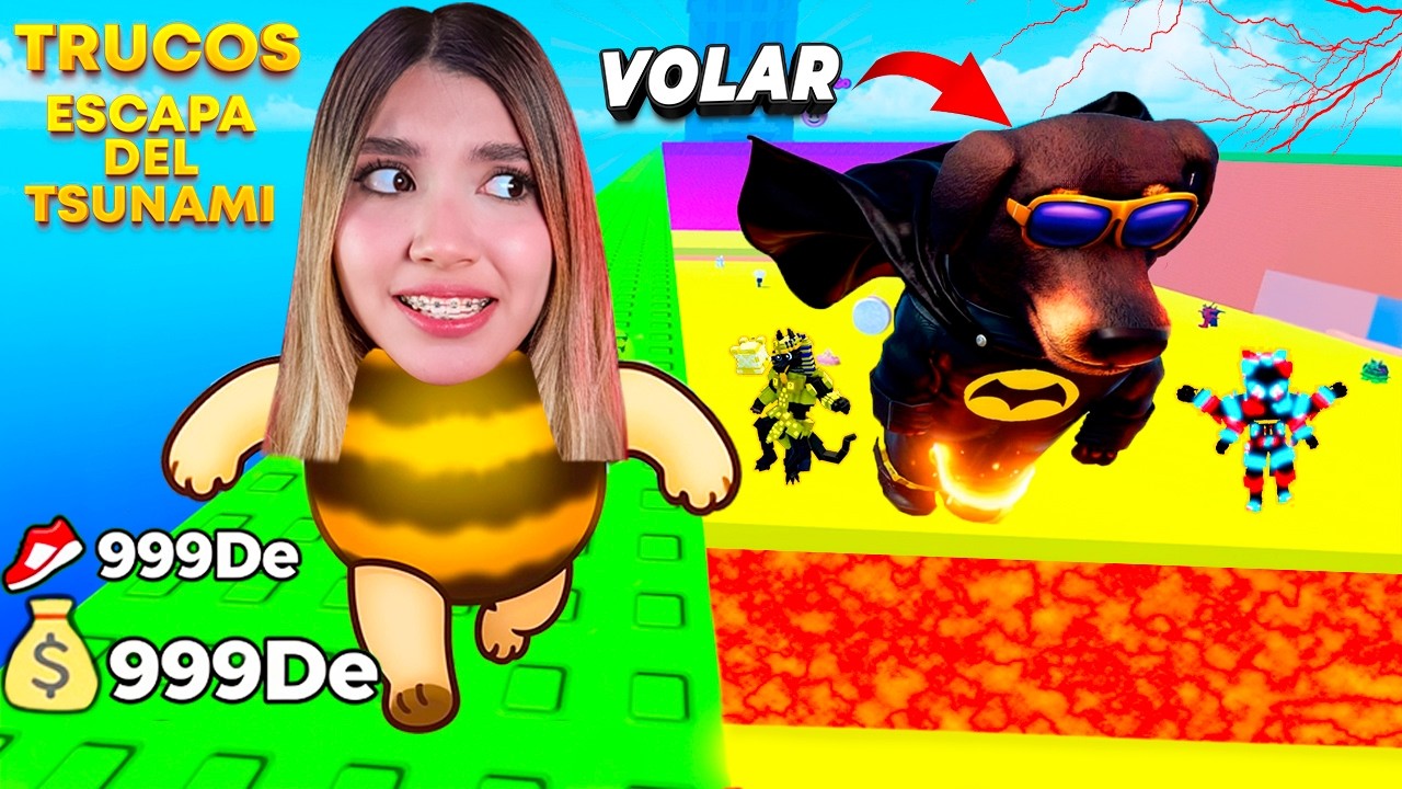 Probé 100 TRUCOS y SECRETOS en ESCAPA DEL TSUNAMI