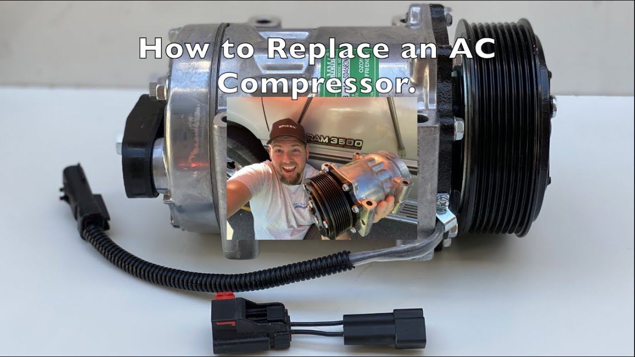 How To Replace an AC Compressor - 1997 Dodge Ram Cummins