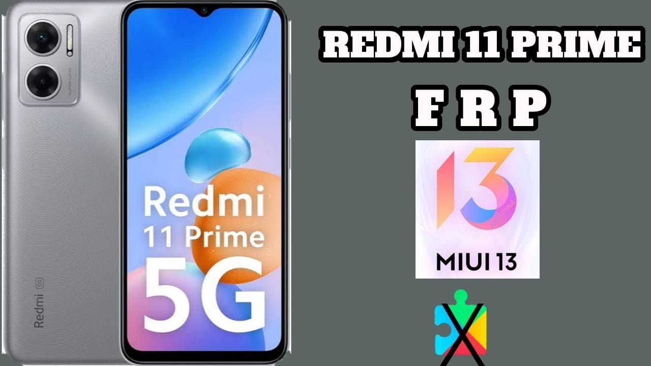 Conta google redmi 11 prime miui 13