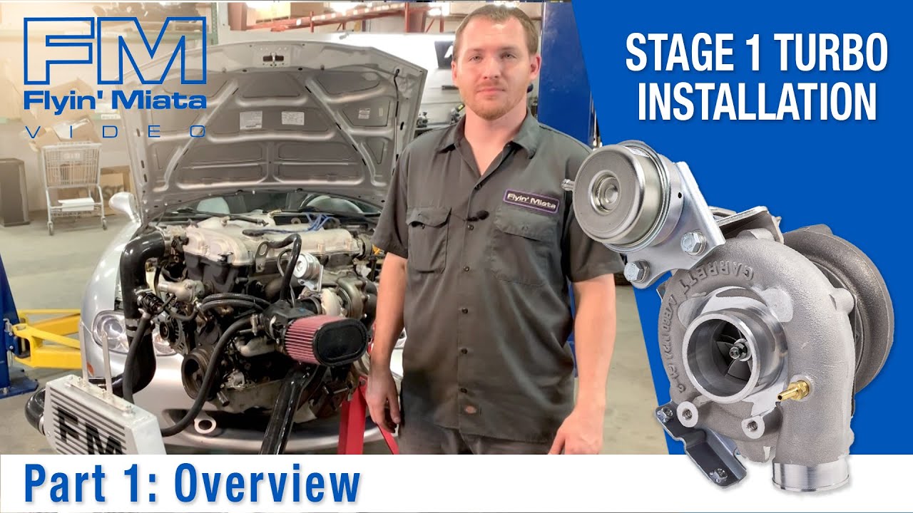 Flyin' Miata NB Stage 1 Turbo Install - Part 1: Overview